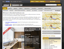 Tablet Screenshot of burnabytownhouse.com